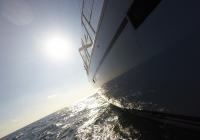 barcha a vela yacht a vela scafo laterale sole mare
